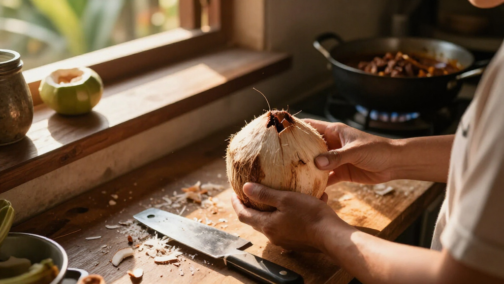 Why Coconut Is Essential To Beef Rendang