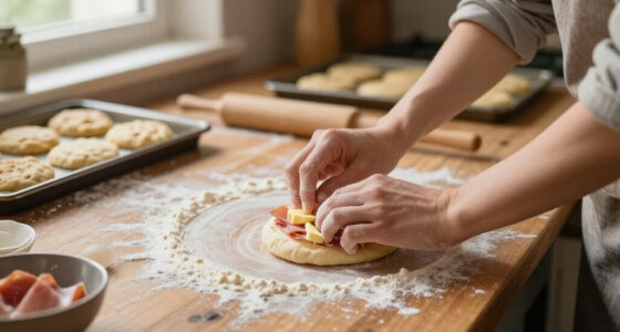 Ham And Cheese Butter-Swim Biscuits