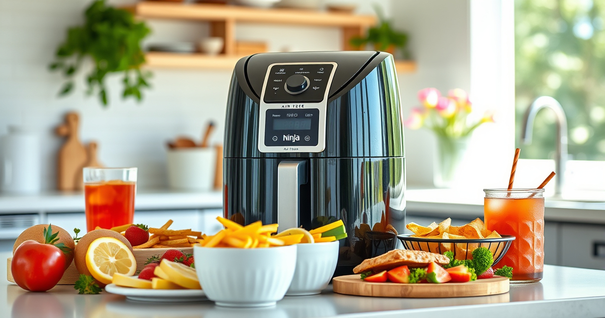 Host Effortlessly This Summer with the Ninja Air Fryer 10QT DoubleStack XL