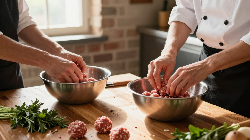 I Asked 2 Professional Chefs Their Secret To Ridiculously Tender Meatballs