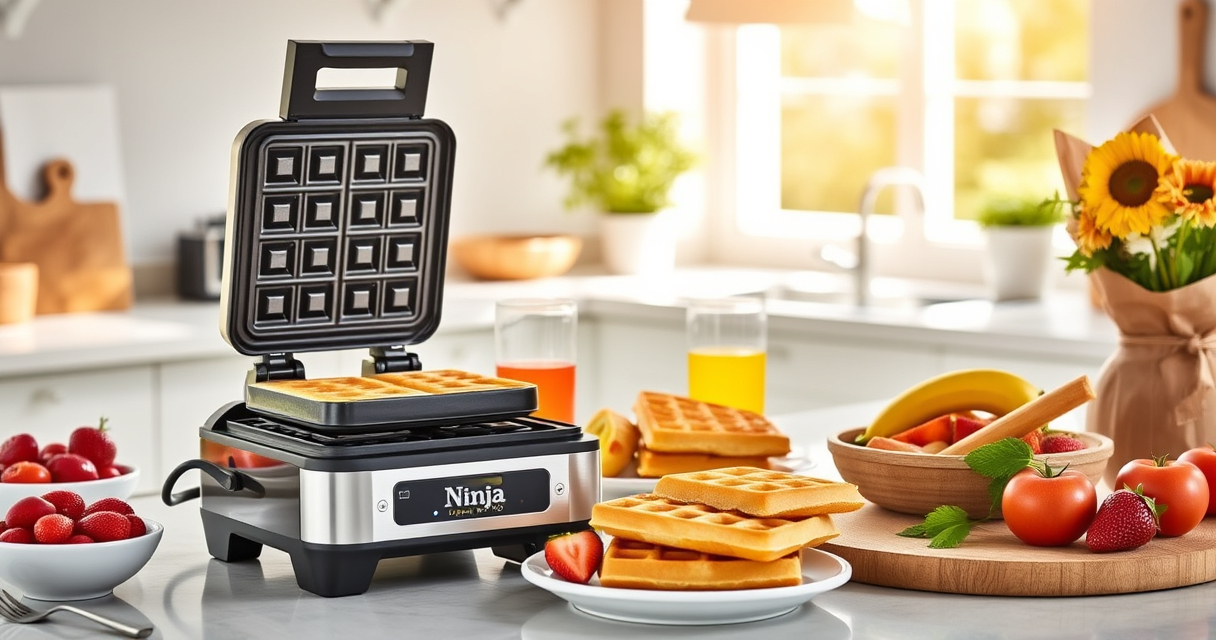 Make Summer Pool Parties Sizzle with the Ninja Belgian Waffle Maker Pro