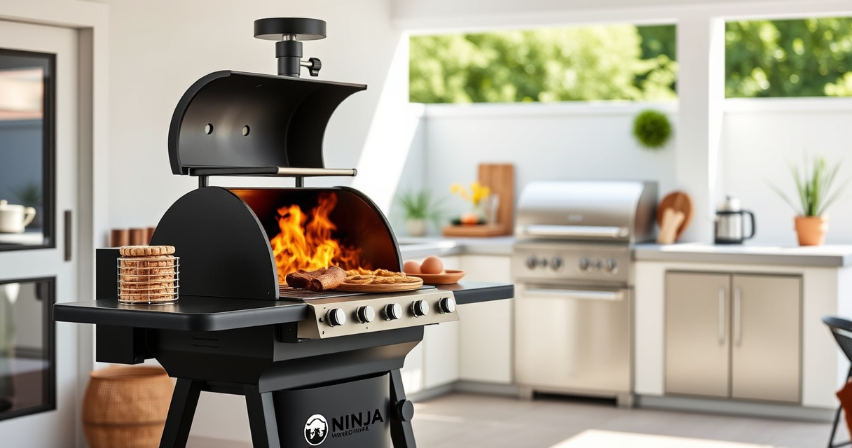 Master Summer BBQs with the Ninja Outdoor Woodfire Pro XL Grill & Smoker
