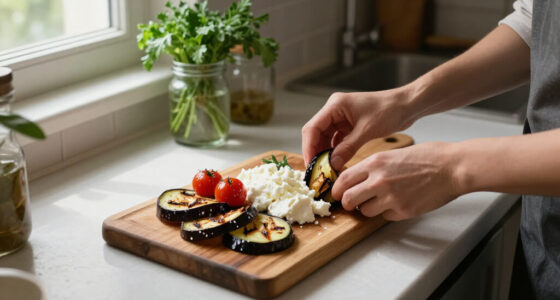 Melanzane, Pomodorini Confit E Ricotta Salata, Antipasto Vegetariano