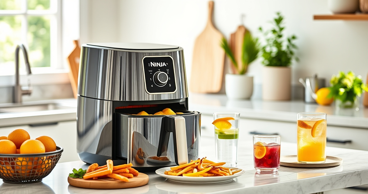 Ninja Crispi Glass Air Fryer: Effortless Summer Pool Party Prep