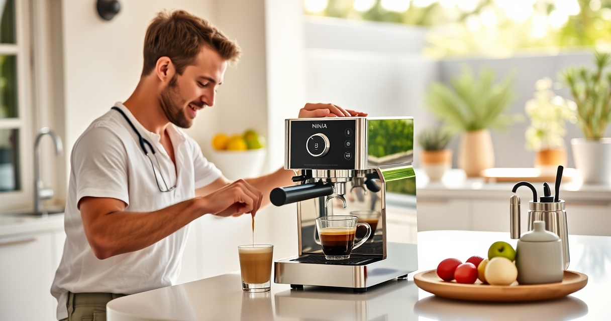 Ninja Luxe Café Pro Espresso Machine by David Beckham: The Perfect Summer Coffee Companion