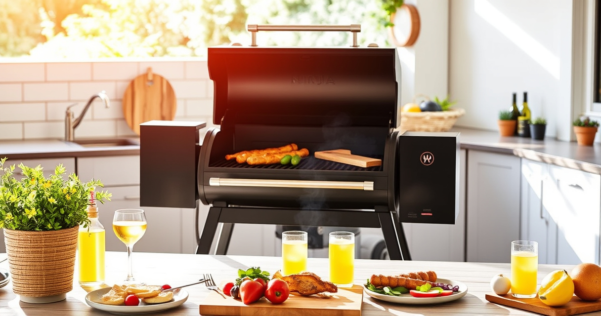 Ninja Outdoor Woodfire Pro XL Grill & Smoker: Effortless Summer BBQ & Pizza Nights