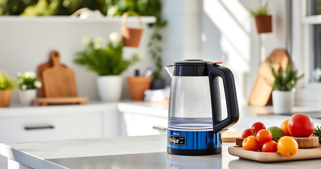 Stay Cool & Brew Perfectly with the Ninja KT200BL Electric Kettle