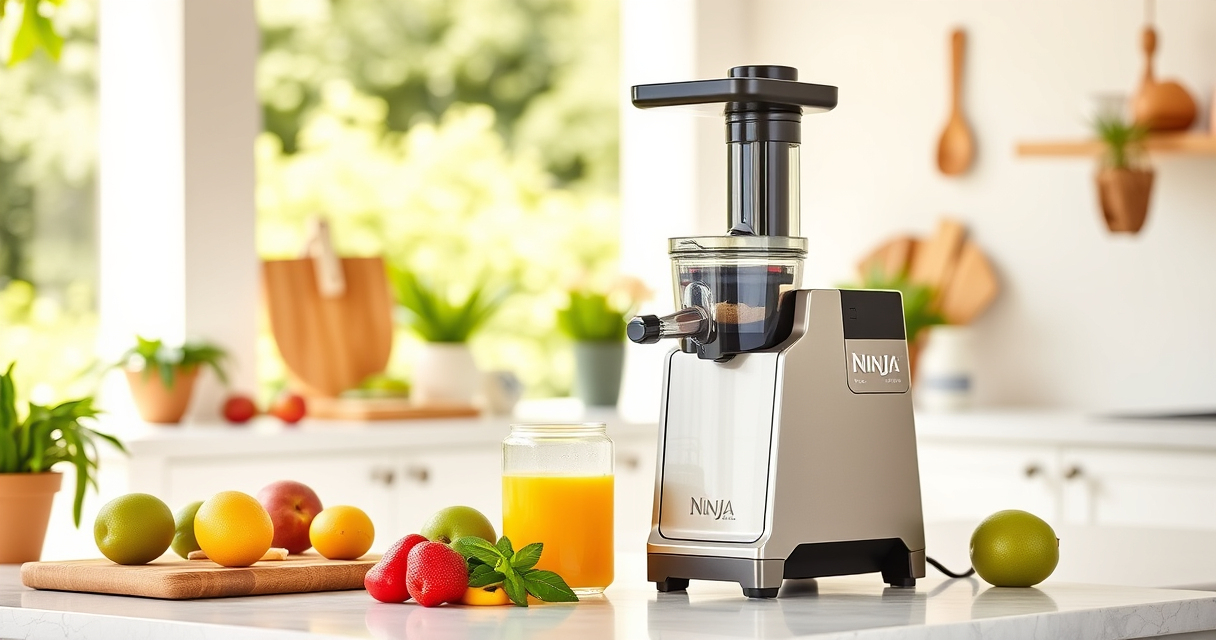 Summer Freshness with the Ninja NeverClog Cold Press Juicer