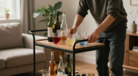 The “Beautiful” Bar Cart That Triples My Space Is $139 And Looks Like It Came From Anthropologie