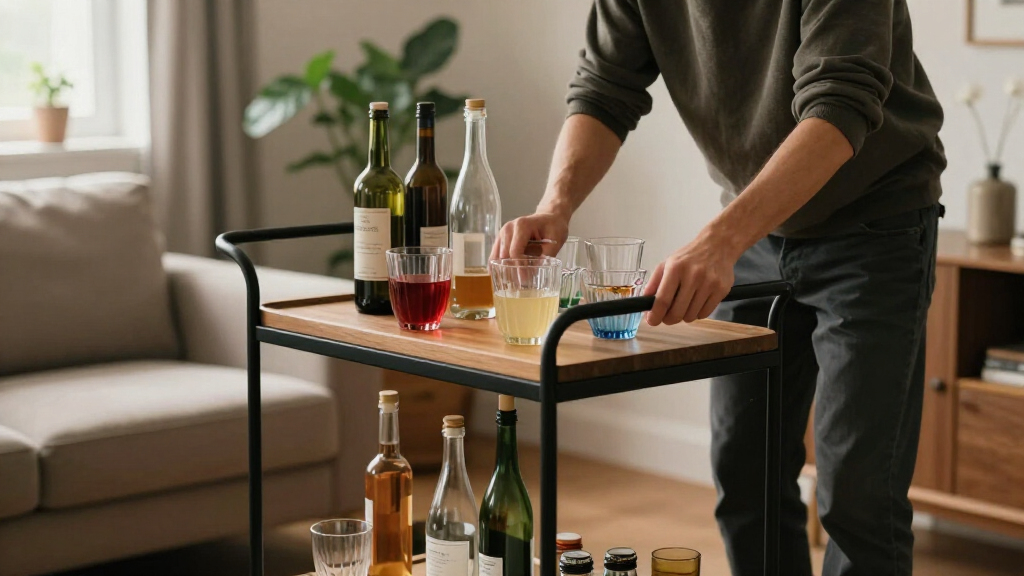 The “Beautiful” Bar Cart That Triples My Space Is $139 And Looks Like It Came From Anthropologie