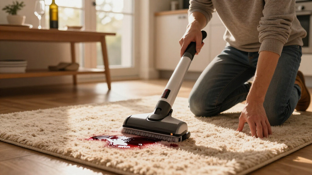 This Viral Bissell Little Green Lifted A Red Wine Stain In Seconds—and It's Discounted Right Now