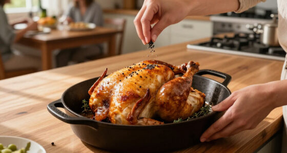 This Whole Roast Chicken Au Poivre Is Dinner Party Gold