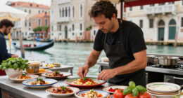 Tino Vettorello Cucina Per Gli Oasis Alla Mostra Del Cinema Di Venezia