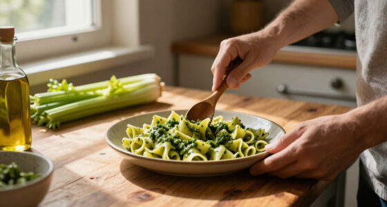 Trofie Al Pesto Di Sedano