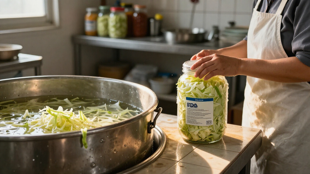 FDA Warns Fermented Cabbage Maker About Pathogen Risks, Labeling Violations
