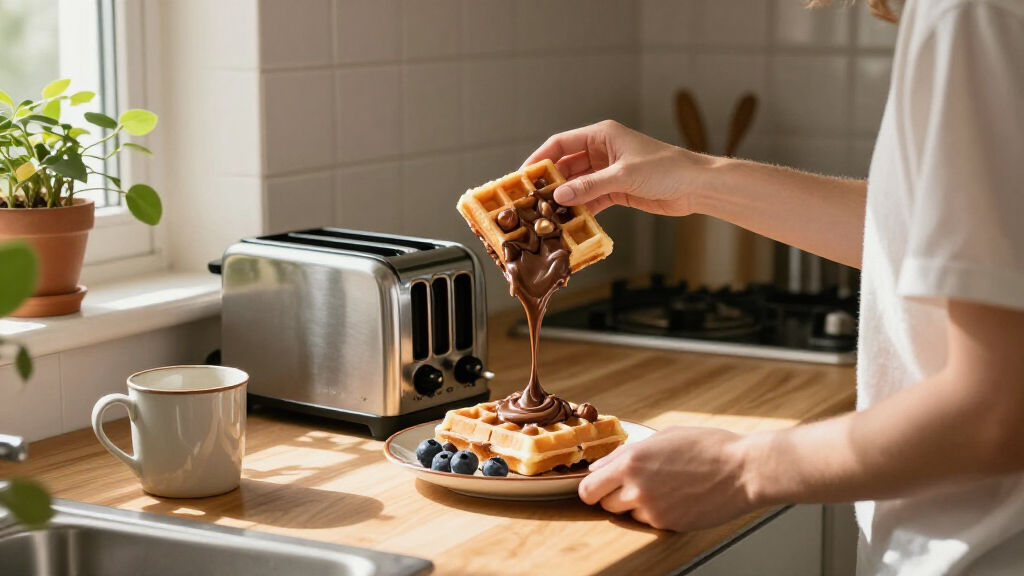 Ferrero Launches Nutella-filled Frozen Waffles