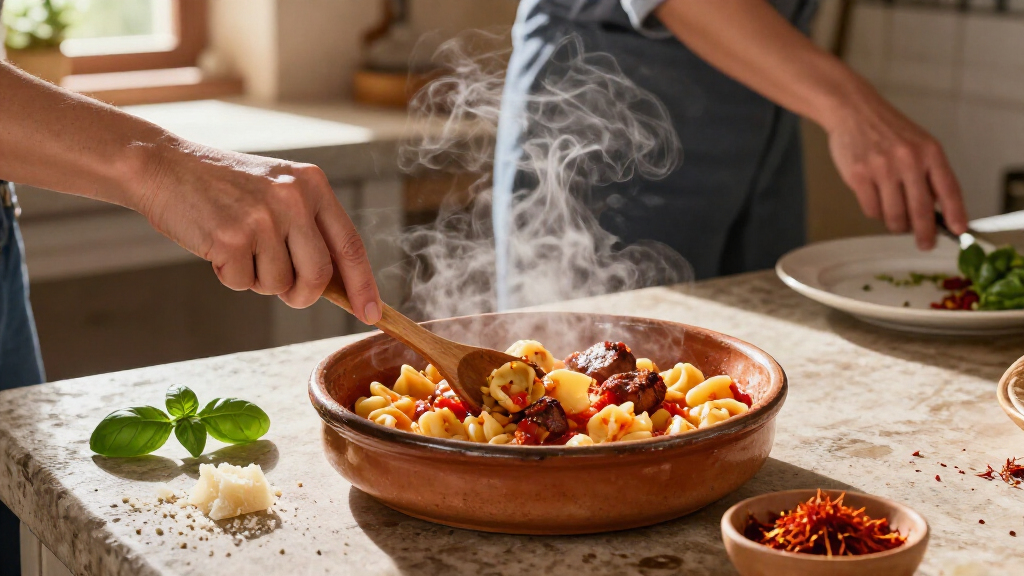Malloreddus Alla Campidanese: Sardinia's Saffron Sausage Pasta