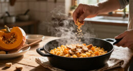 Pumpkin Risotto With Amaretti Crumble: Sweet Meets Savory, Lombardy Style