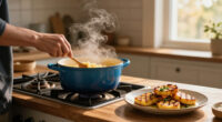 Sunday Polenta: Creamy First, Grilled Later — One Pot, Two Meals