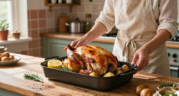 Sunday Roast Chicken, Italian Style: Lemon, Herbs, And Pan Potatoes